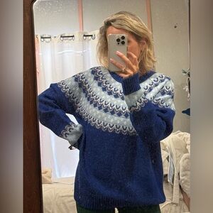 NWT Fair Isle Crew Neck Sweater Jane street large NWT